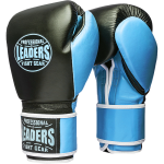 Боксерские перчатки Leaders Wave BK/LBL