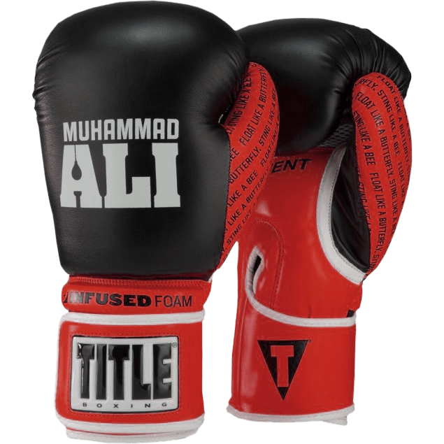 Боксерские перчатки Title Boxing Ali Infused Black/Red