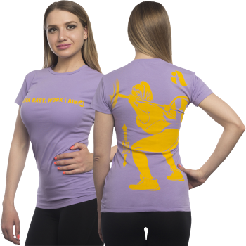 Футболка Aim Squats Violet/Yellow