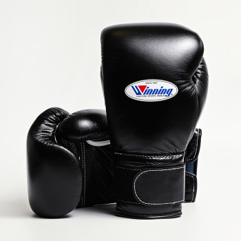 Боксерские перчатки Winning 12 Oz MS-400B Black