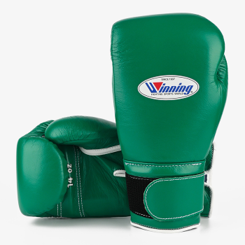 Боксерские перчатки Winning 14 Oz Brilliant Green