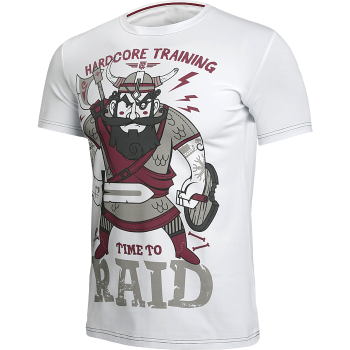 Футболка Hardcore Training Time To Raid White