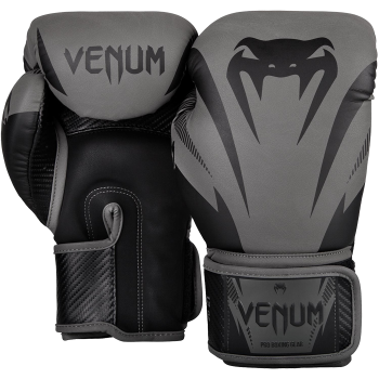 Боксерские перчатки Venum Impact Grey/Black