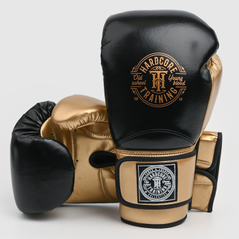Боксерские перчатки Hardcore Training HardLea Black/Gold