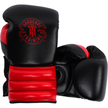 Боксерские перчатки Hardcore Training GRT1 Boxing Gloves Black/Red
