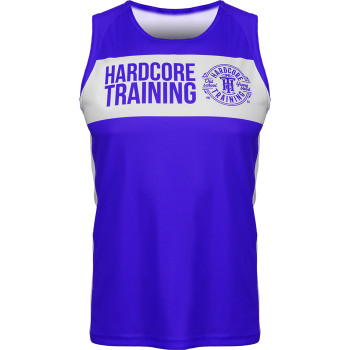 Тренировочная майка Hardcore Training Blue/White