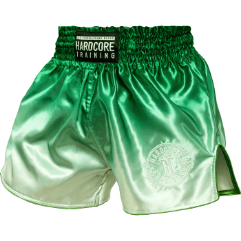 Тайские шорты Hardcore Training Gradient Green