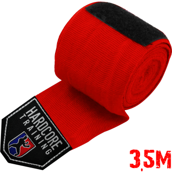 Боксерские бинты Hardcore Training Superior Red 3.5