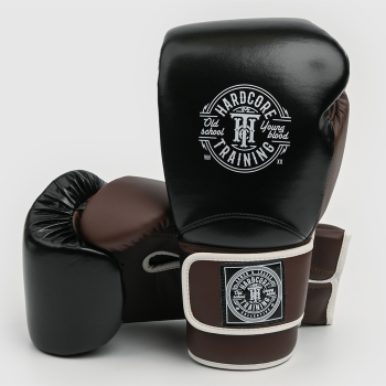 Детские боксерские перчатки Hardcore Training HardLea Black/Brown