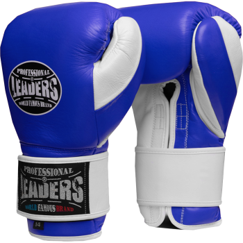 Боксерские перчатки Leaders LS3S2 BL/WH