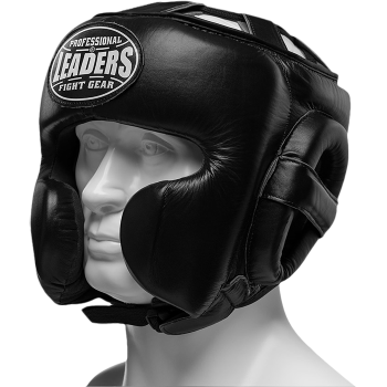 Шлем мексиканского стиля Leaders LS Mex Full Leather BK