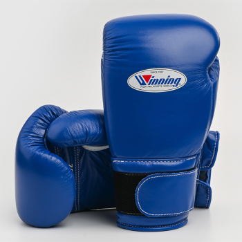 Боксёрские перчатки Winning MS-500B 16 Oz синие
