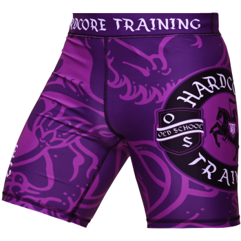Компрессионные шорты Hardcore Training Heraldry Magenta