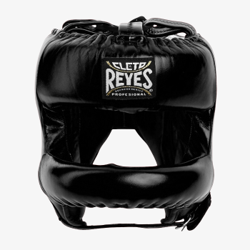 Бамперный боксёрский шлем Cleto Reyes E387 чёрный