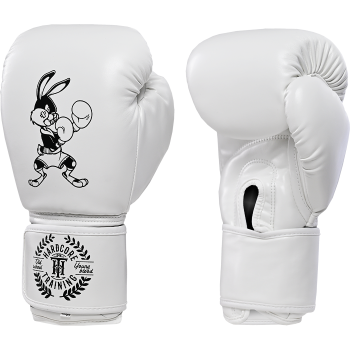 Боксерские перчатки Hardcore Training Surprise PU White