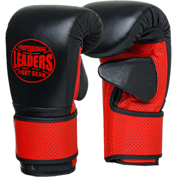 Снарядные перчатки Leaders LSBG-7 BK/RD
