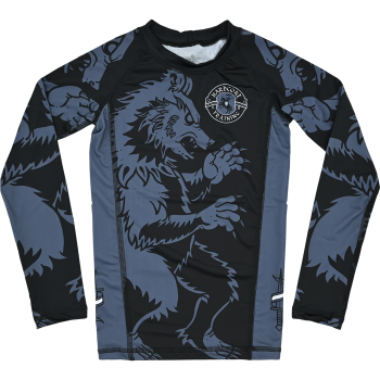 Детский рашгард Hardcore Training Heraldry Black LS