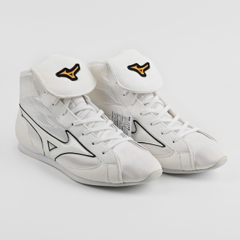 Боксёрки Mizuno Short Cut Type Boxing Shoes White/White/Black