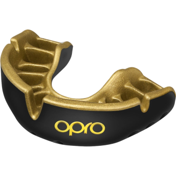 Детская боксерская капа Opro Gold Level Black