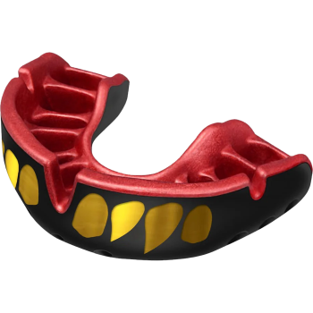Боксерская капа Opro Gold Level Black Jawz