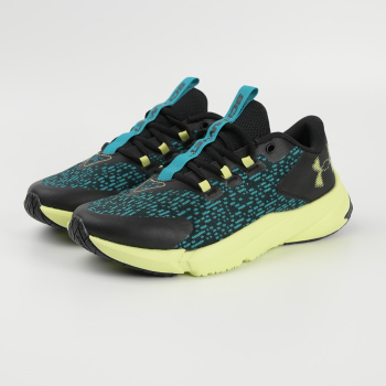 Кроссовки Under Armour GS Scramjet 5 Black/Circuit Teal/Sonic Yellow