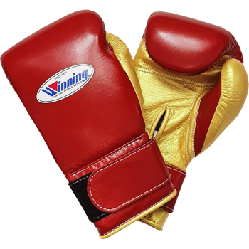 Боксерские перчатки Winning COMS600B 16 Oz Brown/Gold