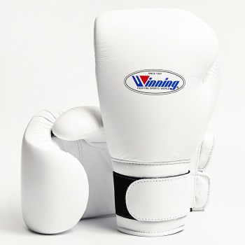 Боксерские перчатки Winning 18 Oz White