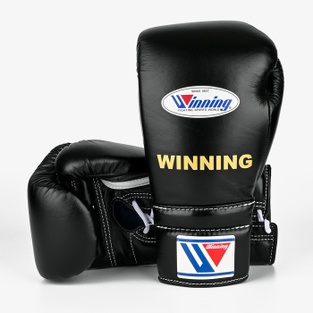 Боксерские перчатки Winning 12 Oz Black MS-400 WBG