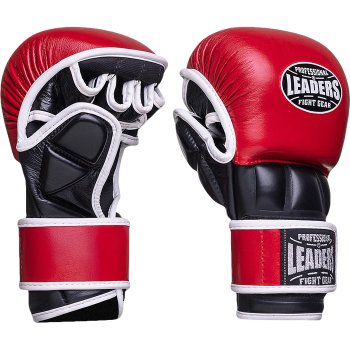 МMA перчатки Leaders Sparring RD/BK