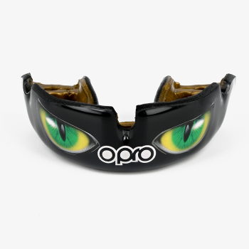 Боксерская капа Opro Instant Custom-Fit Eyes Black/Green