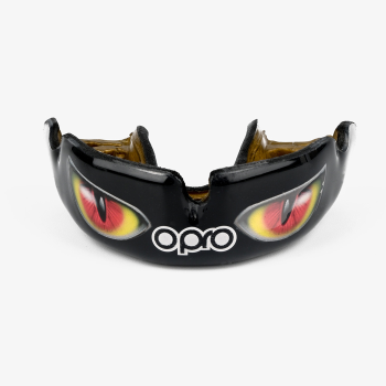 Боксерская капа Opro Instant Custom-Fit Eyes Black/Red