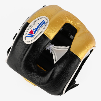 Бамперный шлем Winning Face Protector Headgear Black/Gold