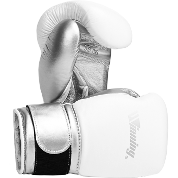Боксерские перчатки Winning 14 Oz White/Silver CO-MS-500B
