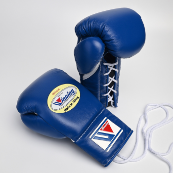 Профессиональные боксерские перчатки Winning 8 Oz Blue MS-200