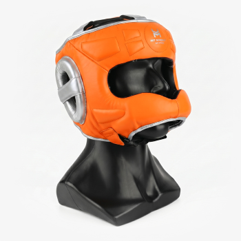 Бамперный боксёрский шлем Hit N Move оранжевый