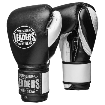 Боксёрские перчатки Leaders LS3S2 BK/WH