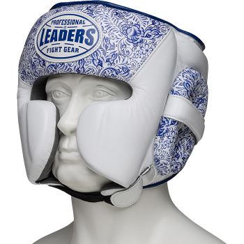 Боксёрский шлем Leaders Гжель