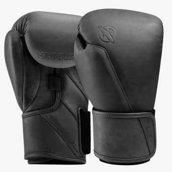 Боксёрские перчатки Hayabusa T360 Leather Boxing Gloves тёмно-серые