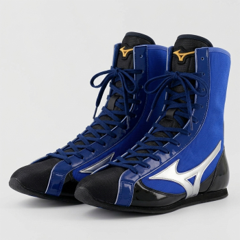 Боксёрки Mizuno High Cut Type Boxing Shoes синий/серебристый 21GTX-235000