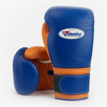 Боксёрские перчатки Winning 12 Oz MS-400B тёмно-синий/оранжевый
