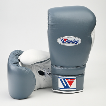Боксёрские перчатки Winning 16 Oz CO-MS-600 серый/белый