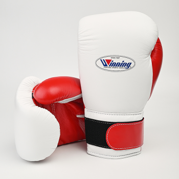 Боксёрские перчатки Winning 16 Oz CO-MS-600B белый/красный