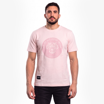 Футболка Gr1ps BJJ Round Tiger розовая