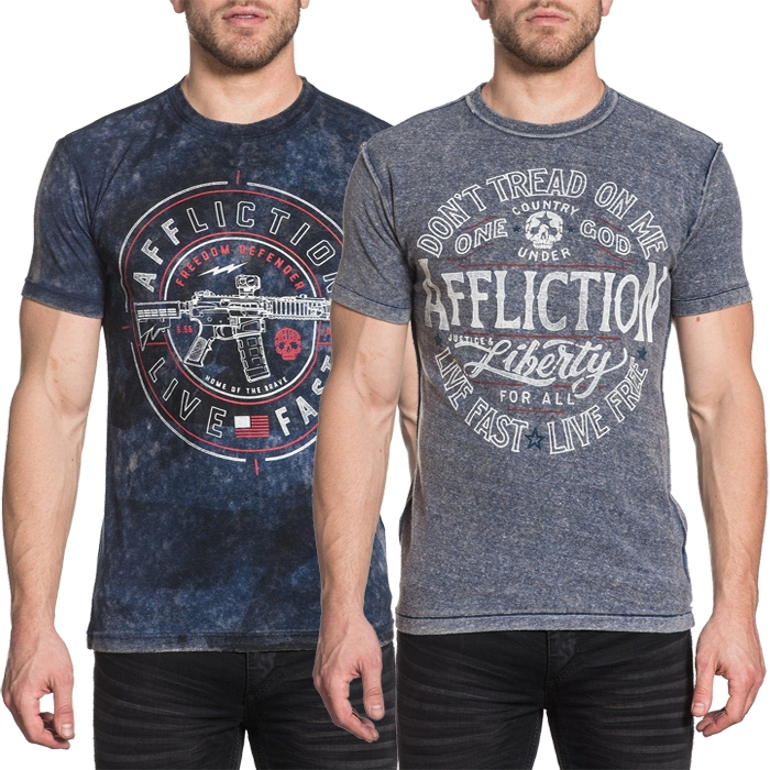 

Футболка Affliction, Разноцветный