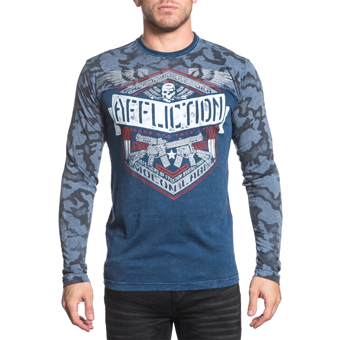 

Лонгслив Affliction, Разноцветный