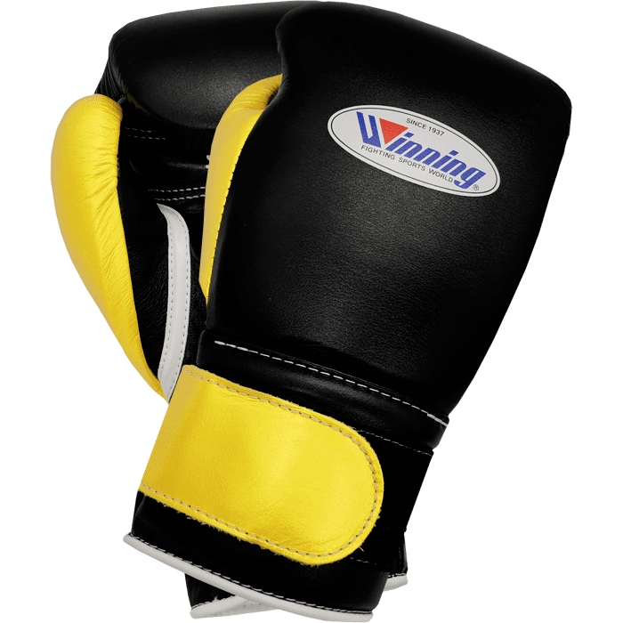 Боксерские перчатки Winning 14 Oz Black/Gold купить в Москве