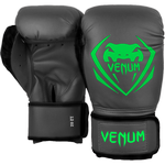Боксерские перчатки Venum Contender Grey/Green-Black