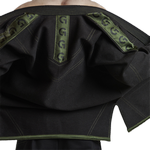 Кимоно для бжж GR1PS Classic Gi Logo Tape Black Military Green Tape