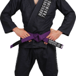 Пояс для кимоно Hardcore Training Premium Purple