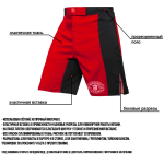 Шорты Hardcore Training Recruit Red